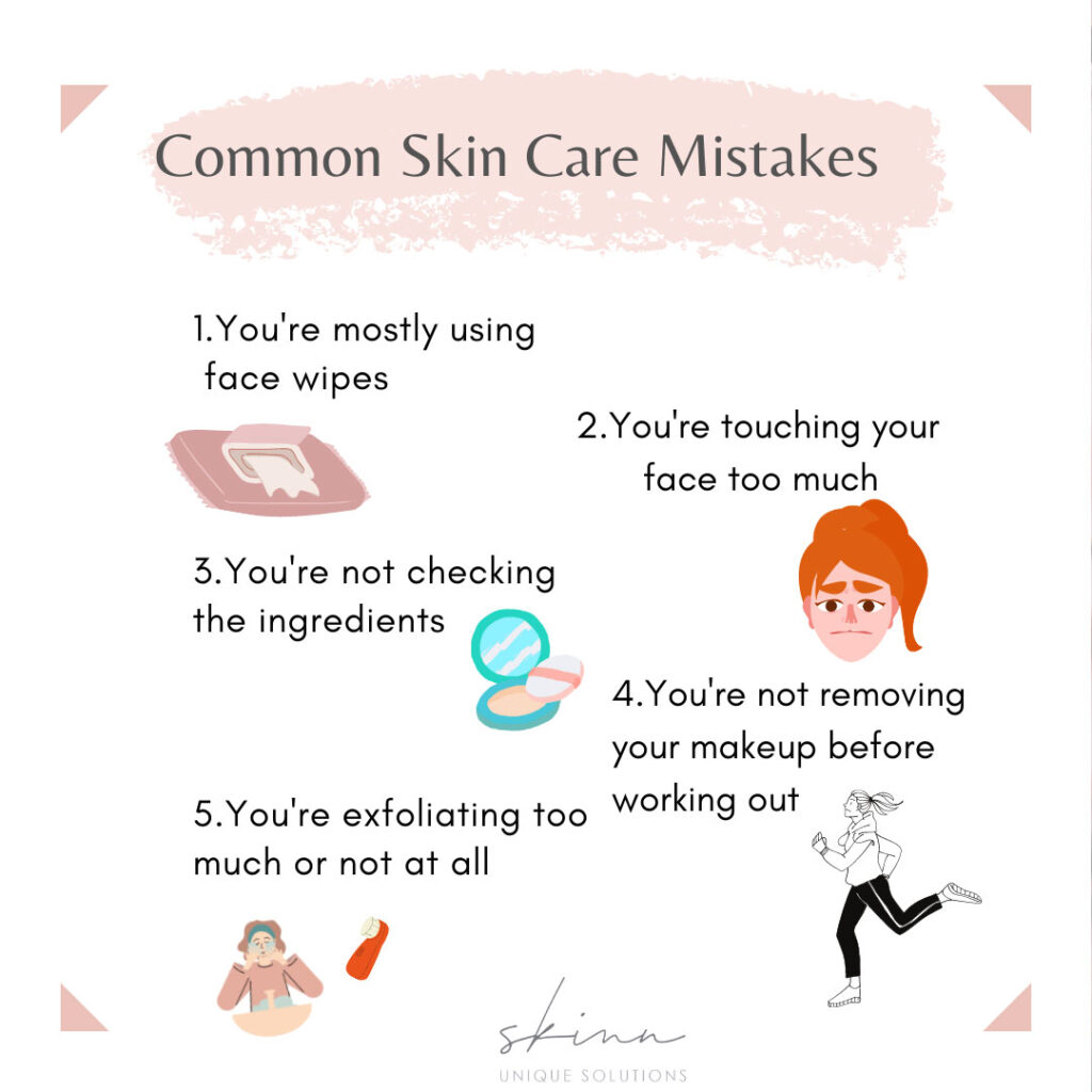 Top 10 Skin Care Mistakes And How To Avoid Them