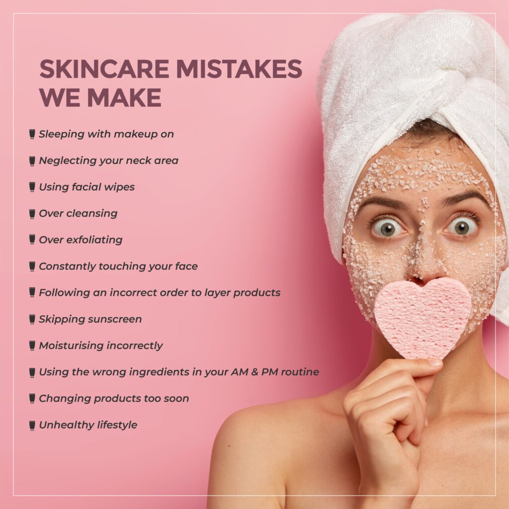 Top 10 Skin Care Mistakes And How To Avoid Them